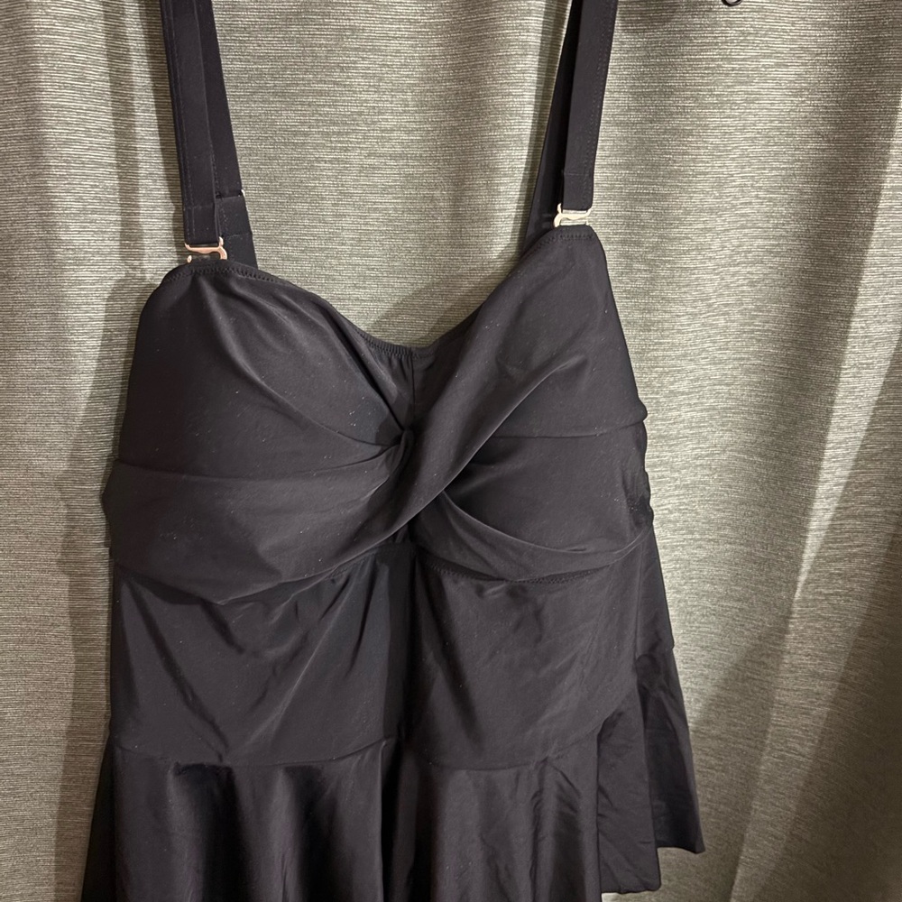 Black Swim Top